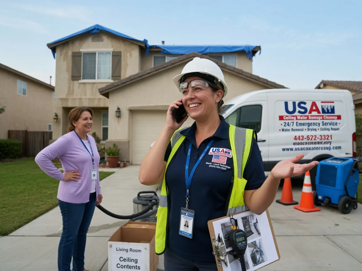 Ceiling Water Damage Restoration Rhodes, IA FAQs